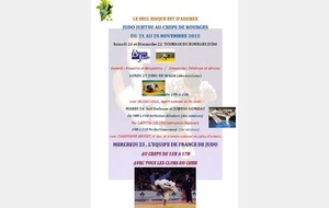 Grandes animations de JUDO à BOURGES